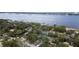 Neighborhood view with waterfront access and lush trees at 1523 N Beach St, Ormond Beach, FL 32174