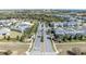 Aerial view of community entrance and homes at 1533 Maidstone Ct, Champions Gate, FL 33896