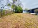 Large backyard with mature trees and wooden fence at 1854 Sepalwood Ct, Orlando, FL 32818