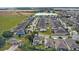 Aerial view of neighborhood with various houses and landscape at 2041 Brillante Dr, St Cloud, FL 34771