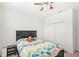 Bedroom with queen bed, nightstands, and large closet at 2041 Brillante Dr, St Cloud, FL 34771