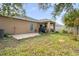 Backyard with patio, grill, and grassy area at 2204 Napone Ln, Minneola, FL 34715