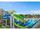 Large waterpark featuring multiple slides at 2546 Renshaw St, Kissimmee, FL 34747