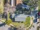 Top-down view of house and surrounding area at 300 S Brighton Dr, Port Orange, FL 32127