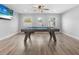 Game room with pool table and light gray walls at 300 S Brighton Dr, Port Orange, FL 32127