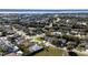 Wide shot of neighborhood with various houses and streets at 346 Hickory Springs Ct, Debary, FL 32713