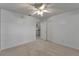 Bedroom with ceiling fan and double door closet at 601 Kelly Green St, Oviedo, FL 32765