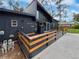 Modern deck with wooden railings at 14421 Parker Rd, Orlando, FL 32832