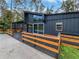 Modern deck with wooden railings at 14421 Parker Rd, Orlando, FL 32832