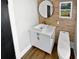 Updated bathroom with modern vanity and floating sink at 14421 Parker Rd, Orlando, FL 32832