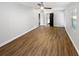 Spacious bedroom with light walls and ceiling fan at 14421 Parker Rd, Orlando, FL 32832