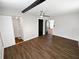 Bright bedroom with hardwood floors and a spacious walk-in closet at 14421 Parker Rd, Orlando, FL 32832