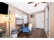 Home office with wood flooring and backyard views at 1601 New York Ave., St Cloud, FL 34769