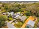 Aerial view of property and surrounding area at 1650 E Bay St, Winter Garden, FL 34787