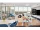 Bright living space with city views and modern furnishings at 260 S Osceola Ave # 1001, Orlando, FL 32801