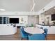 Open-concept living area with modern decor and hardwood floors at 260 S Osceola Ave # 1001, Orlando, FL 32801