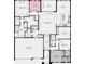 Open floor plan featuring a large gathering room, 3-car garage, and a study at 2983 Arranmore Dr, Ormond Beach, FL 32174