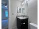 Clean bathroom with granite vanity and updated fixtures at 1972 Lake Atriums Cir # 199, Orlando, FL 32839