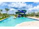 Enjoy the resort-style pool with waterslide at 3151 Paradox Cir # 405, Kissimmee, FL 34746
