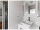Simple bathroom with updated vanity and walk in shower at 527 Broadway Ave, Orlando, FL 32803