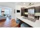Modern kitchen with stainless steel appliances and island at 527 Broadway Ave, Orlando, FL 32803