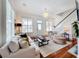 Elegant living room with hardwood floors and white walls at 527 Broadway Ave, Orlando, FL 32803