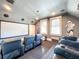 Home theater with comfortable seating and large screen at 527 Broadway Ave, Orlando, FL 32803