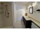 Clean bathroom with shower, vanity, and toilet at 5275 Images Cir # 105, Kissimmee, FL 34746