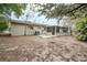 Large backyard with screened porch and mature trees at 5511 Indian Hill Rd, Orlando, FL 32808