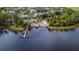 Aerial view of community with lake and resort amenities at 702 Rum Run # 38702, Davenport, FL 33897