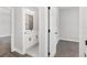 Clean bathroom with white vanity and sink at 8549 Sw 129Th Ln, Ocala, FL 34473
