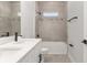 Clean bathroom, featuring a bathtub and double vanity at 8549 Sw 129Th Ln, Ocala, FL 34473