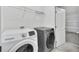 Laundry room with washer, dryer, and garage access at 144 Trinity Ridge Cir, Davenport, FL 33897