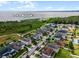 Aerial view of homes near Lake Apopka at 1873 Donahue Dr, Ocoee, FL 34761