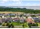 Aerial view of a residential area near a lake or large body of water at 1873 Donahue Dr, Ocoee, FL 34761