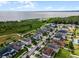 Aerial view of houses near Lake Apopka at 1873 Donahue Dr, Ocoee, FL 34761