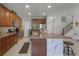 Modern kitchen with granite countertops and stainless steel appliances at 1873 Donahue Dr, Ocoee, FL 34761