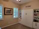 Guest bedroom with a built-in Murphy bed and shelving at 370 Silver Maple Rd, Groveland, FL 34736