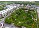 Aerial view of a community park with a band shell at 3721 Cleary Way, Orlando, FL 32828