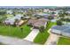 Aerial view of a single-Gathering home with a spacious yard, located near the ocean at 4 Sea Hawk Dr, Ormond Beach, FL 32176