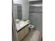 Clean bathroom with shower/tub combo and vanity at 42 Silver Oak Cir, Kissimmee, FL 34743