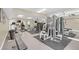 Community gym with treadmills, weight machines, free weights, and tv at 4575 S Atlantic Ave # 6703, Port Orange, FL 32127