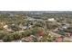 Aerial view showcasing the home's location in a residential neighborhood at 4940 Spring Run Ave, Orlando, FL 32819