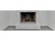 Modern white fireplace at 4940 Spring Run Ave, Orlando, FL 32819