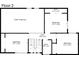 Second floor plan with bedrooms, bath, and hall at 4940 Spring Run Ave, Orlando, FL 32819