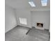 Bright living room with fireplace and skylights at 4940 Spring Run Ave, Orlando, FL 32819