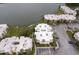 Aerial view of waterfront condo community with parking and green space at 532 Orange Dr # 23, Altamonte Springs, FL 32701