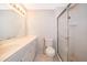 Bathroom with double vanity, toilet, and a shower at 532 Orange Dr # 23, Altamonte Springs, FL 32701