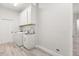 Bright laundry room with white cabinets and built-in sink at 5590 Whispering Woods Pt, Sanford, FL 32771