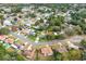 Aerial view of a suburban neighborhood at 102 Carriage Hill Dr, Casselberry, FL 32707